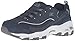 Skechers Sport Women's D'Lites Integrity Fashion Sneaker,Navy/White,8 M US