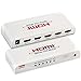 Farsail FS0104D 1X4 HDMI Splitter V1.4 1 In 4 Out Amplified Powered AV Cable Tv Splitter Signal Distributor Support Full 2160P 2Kx4K 3D