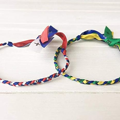 Amazon ボンフィン スペシャルボンフィン ミサンガ 日本代表 ブラジル代表セット Bonfim ボンフィン リストバンド ミサンガ