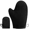 KELILO self-tanning tan gloves-Tanning Mitt applicator with thumb and face gloves, washable and reusable sun-free…