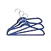 Closet Complete Kids Size, Premium Heavyweight, Virtually-Unbreakable, Velvet Hangers – Ultra-Thin, Space Saving, No-Slip, 360º Spin, Perfectly Sized for Kids 4-15 Years, Blue, Set of 25