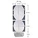 Baby Commander Car Seat Protector for Baby Child Car Seat Booster Dog Pet Mats Protects Automotive Vehicle Leather Seats or Cloth Upholstery Easy to Clean Thick Cover Pad with Pockets