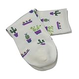 Fashion 1 Pair Adult Women Cute Casual Cactus Print Short Socks