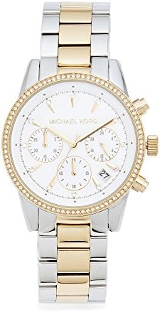 Michael Kors Ritz Chronograph Two-Tone Stainless Steel Watch
