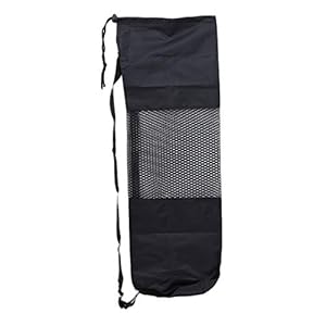 ULILICOO Convenient Yoga Mat Storage Bag For Men And Women Mesh Storage Bag For Gym(Black)