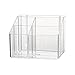Ivosmart Clear Desktop Acrylic TV Remote Control Mobile Phone Storage Holder Organizer Caddy
