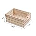 Winship Stake and Lath, Inc. Handmade Rustic Distressed Natural Wood Crates, Nested Set of 3