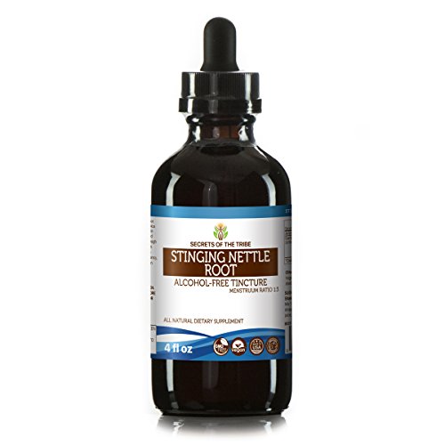 Stinging Nettle Alcohol-FREE Liquid Extract, Organic Stinging Nettle (Urtica Dioica) Dried Root Tincture Supplement (4 FL OZ) Stinging Nettle Alcohol-FREE Liquid Extract, Organic Stinging Nettle (Urtica Dioica) Dried Root Tincture Supplement (4 FL OZ)