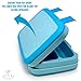 Zulay Kids Bento Box Lunch Box - Durable, Leak-Proof with Toddler-Friendly Latches for Easy Access & 5 Perfectly Proportioned Kid-Sized Compartments - BPA-Free Bento Box Containers with Removable Tray
