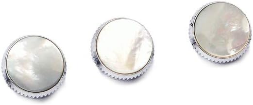 Alnicov White Shell Inlay Trumpet Finger Buttons Sliver for Trumpet Replacement 3pcs - Image 3