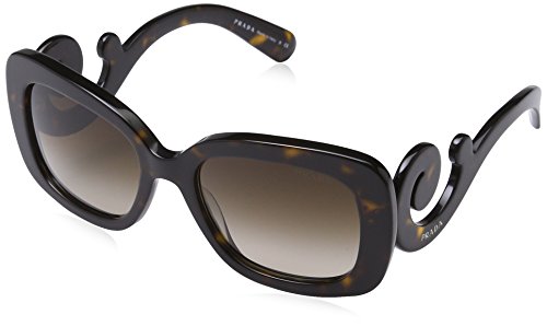 Prada Women's SPR270 Sunglasses, Havana