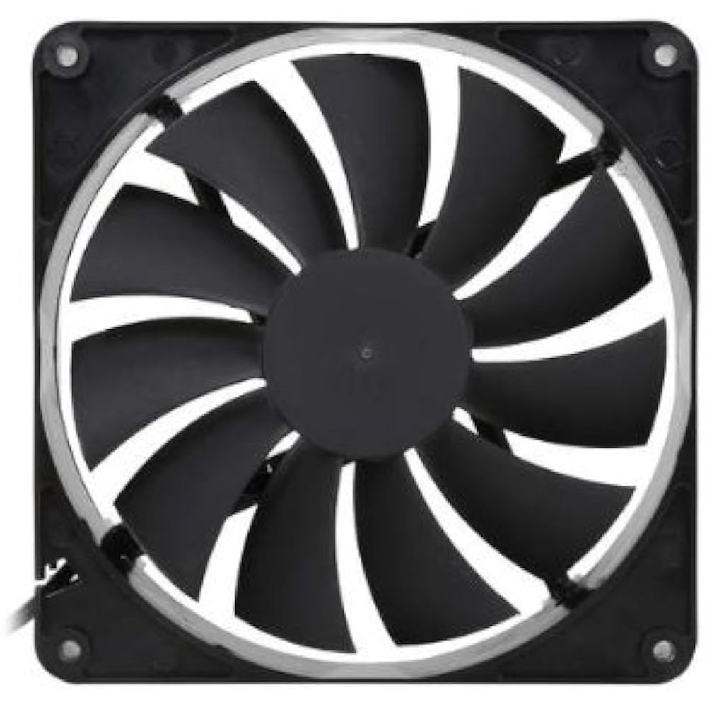 140mm Case Fan 2Pack Computer With Advanced Fluid Dynamic Bearing