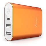 iPad Mini 3 Battery, i-Blason? Aero 7800 mAh Dual Port Ultra Compact External Battery Portable USB Charger Power Bank - Intelli-ChargeTM Wide Compatibility, Fast Charging, High Capacity - For Apple iPhone 6 Plus 5s 5c 5, Apple iPad Air mini, Samsung Galaxy S5 S4 Active Mini, Galaxy Tab 4 3 2 Pro S, Note 3 4 Pro Edge, LG G3 G2, Nexus 6 5 4, HTC One M8, MOTO X X+1, PS Vita and More (Orange)