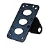 Axle Mount Plate Holder Motorcycle Side License Tail Light Relocator Custom Café