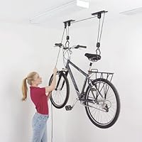 Racor - PBH-1R - Ceiling-Mounted Bike Lift - Pulley System - Up to 50 lbs