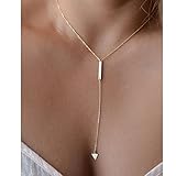 Usstore Women Lady Fashion Bohemia Simple Little Triangular Tassels Necklaces Pendant Chian Bar Alloy Sweater Chain
