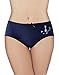 3 Pack Dark Blue Cat Cotton Brief Menstrual Period Panty, Light Incontinence Panty, Absorbent Cotton Panty (Medium)