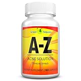 A-Z Acne Solution - New Acne Treatment Supplement Pills To Treat Hormonal Acne with Zinc, Vitamin B5, and Vitamin A - Achieve Clear, Smooth, and Acne-Free Skin, 100 Capsules