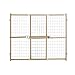 Toddleroo by North States - Quick-Fit Extra-Wide Wire Mesh Wooden Baby Gate: Pressure Mounted Baby Gate for Doorways - Adjustable 29.5 to 50 Inches Wide - 31 Inches Tall