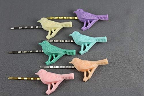 Bird Sparrow Swallow Bobby Bobbi Pin Clip Barrette Hairpin Accessory Colored Hair Clips For Women Girls