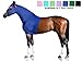 Derby Originals Lycra Horse Hoods with Zipper, Blue, Medium