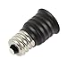 Electop E12 to E14 Socket Adapter Converter,Candelabra E12 Base Convert to European Intermediate E14 Base(5 Pack)