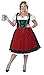 Women's Plus Size Oktoberfest Fraulein Costume 3X Red