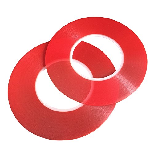 Eachway 3mm Lcd Sticker Double Sided Adhesive Glue Tape Cell Phone Repair Tape for Repair Iphone,Samsung,HTC Mobile Phone Cellphone Touch Screen Digitizer Lcd Screen Display(2 Pack)