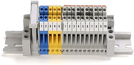 Suyep ZB6 Numbers Strip Markers for Rail Mounted Terminal Blocks (50)