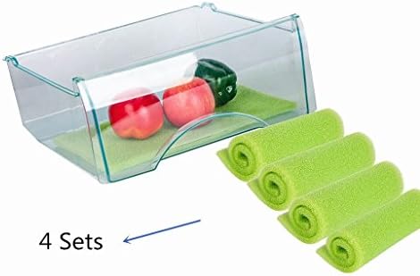 4 Packs Fruit Life Extender Liner Fridge Mat