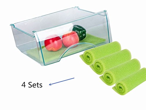 4 Packs Fruit Life Extender Liner Fridge Mat