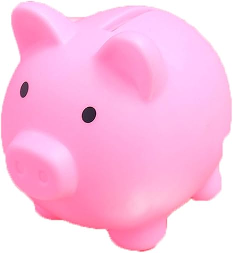 Amazon Co Jp 貯金箱 Fgghs 漫画豚お金銀行コイン収納ボックス子供のおもちゃ誕生日ギフト家の装飾9 9センチピンク ホーム キッチン