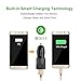 Car Charger, Quick Charger 2.0 Adapter, iClever-F 4.8A 30W 2-Port USB Car Charger for Apple Iphone 6s/6sP/6/6P/5s/5c/5, Ipad, Ipod, Samsung Galaxy S7/S6Edge, and More (4.8A Black)