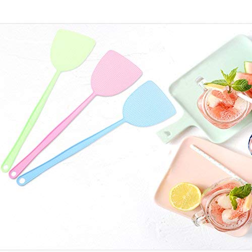 Homga Fly Swatter, Manual Plastic Swat Pest Control with 17.5’’ Long Durable Handle Assorted Colors Pack of 6 (2) - Thumbnail 6