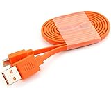 DSLRKIT Micro USB Fast Charger Flat Cable Cord for Flip 2, Flip 3,Flip 4 Speaker Logitech UE BOOM 22AWG