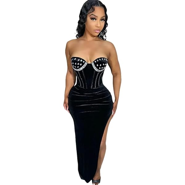 Amazon.com: Women's Faux Leather Spaghetti Strap Midi Dress, Black (US,  Alpha, Large, Regular, Regular, Black) : Clothing, Shoes & Jewelry