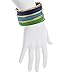 LUX ACCESSORIES Blue Green Turquoise Goldtone Enamel Multi Bangle Bracelet Set