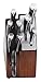 Calphalon 1990630 Precision Space-Saving Self-Sharpening Cutlery Set, 10 Piece , Maplewood