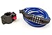 SafeBest Bike Lock, Combination Cable Bicycle Lock, Resettable. Black, Blue, Pink, and White Colors Available. Most Popular 6-Foot Length Safest Lightweight Lock. Best Value Bike Lock Cable.