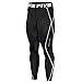 New 011 Take Five Skin Tights Compression Leggings Base Layer Black Running Pants Mens S - 3xl (M)