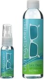 Ultra Clarity Eyeglass Cleaning Spray & Refill Bottles - 1 oz Eyeglass Cleaner Spray Bottle and 6 oz Refill Bottle