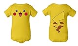 Tee Tee Monster Baby Pikachu Pokemon Inspired Onesie (12 month, yellow)