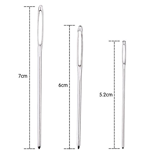 3 Pieces+Large+Eye+Needles+eBoot+Knitting