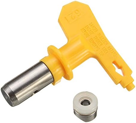 EsportsMJJ Airless Spray Gun Tips 6 Series 13-35 Compatible with Paint Spray Tip - 19, Silver,yellow - Image 3