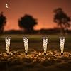 6Pcs Solar Lights Outdoor Decorative Pathway Garden Stakes Lights Waterproof LED for Patio, Walkway, Lawn Decorations…