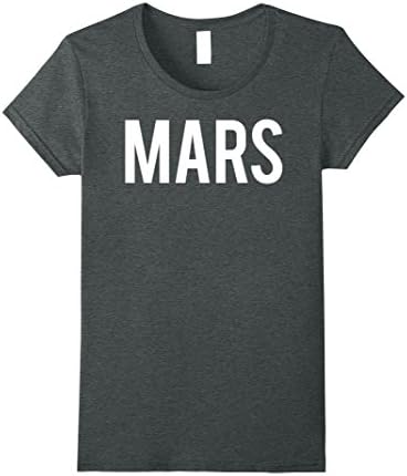 Womens Mars T Shirt Cool new funny NASA space cheap gift tee Small Dark Heather