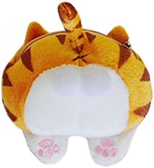 Cute Plush Corgi Bag Messenger Bag/Small Mini Coin Purse Funny Birthday Kids Gift (Cat Purse (Yellow))