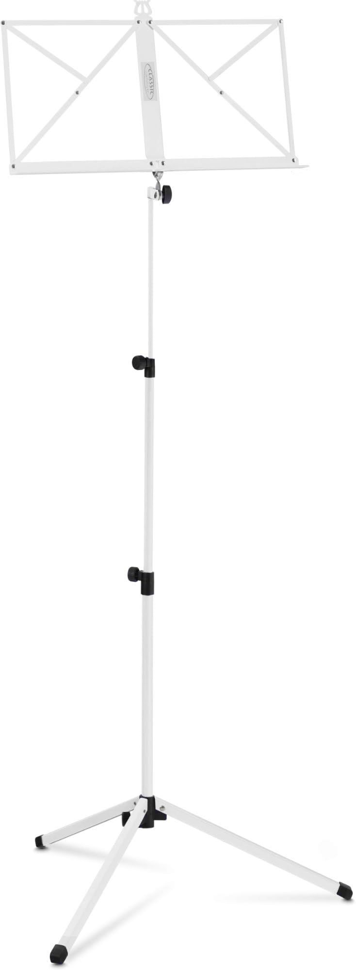 Classic Cantabile Music Stand Medium Heavy White