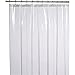 LiBa Mildew Resistant Antimicrobial PEVA 8G Shower Curtain Liner, 72x72 Clear is Non Toxic, Eco Friendly, No Chemical Odor, Rust Proof Grommet primary
