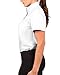 KNG Women’s White Button Down Short Sleeve Oxford Shirt - M